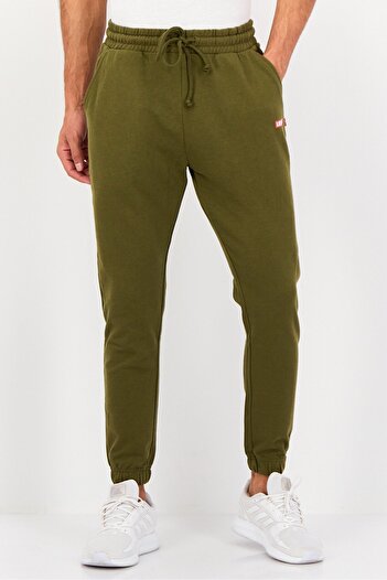 Levi's Men Regular Fit Brand Logo Track Pants, Olive