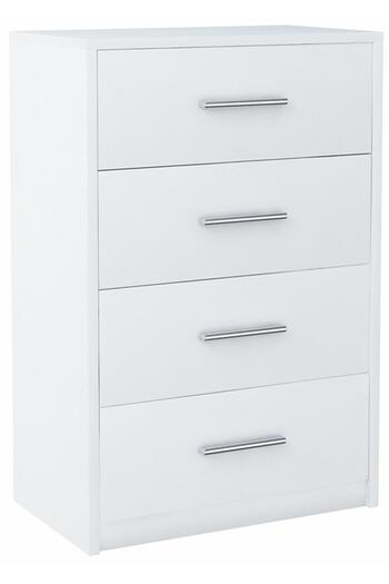 Other Chest of drawers BODO 60cm 4S WHITE 4 drawers shelf