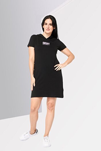 Dkny Women Sportswear Fit Outdoor Mini Dress, Black
