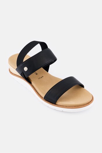 Anne Klein Women Medium Akleto Slingback Sandals, Black