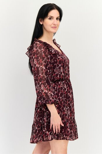 ORSAY Women Allover Print Mini Dress, Multicolor