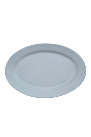 Cesiro Oval Platter, 35.6 cm, Porcelain, White