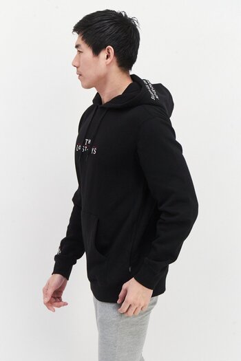 Vans Men Sportswear Fit Long Sleeve Outdoor Hoodie, Black