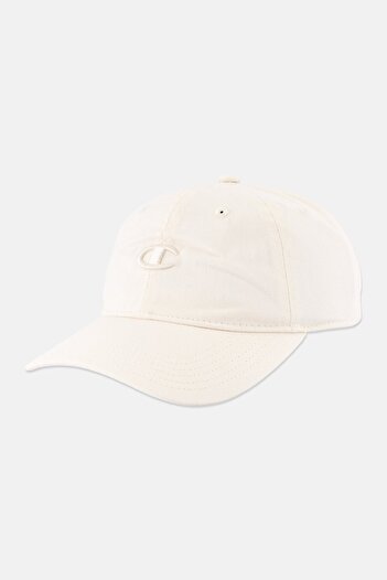 Champion Men Embroidered Logo Adjustable Cap, Off White
