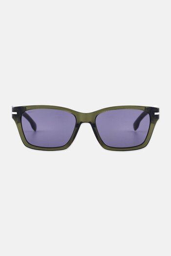 BOSS Men 2075751ED56IR Reactangular Sunglasses, Olive