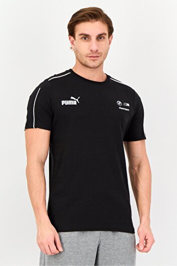 Puma AMG Motorsports x Men Sportswear Fit Short Sleeve Outdoor T-Shirt, Black
