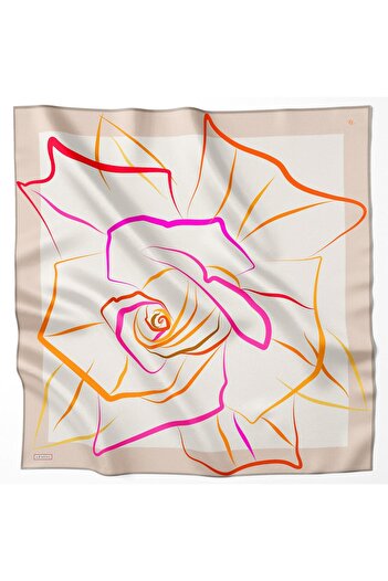 Armine Silk Scarf - 9115D-02 - Tivil