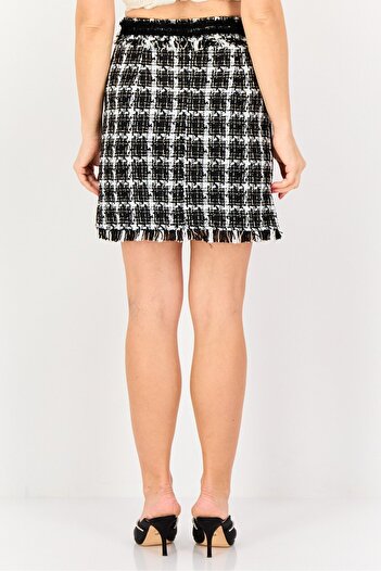 Selected Femme Women Textured Mini Skirts, Multicolor