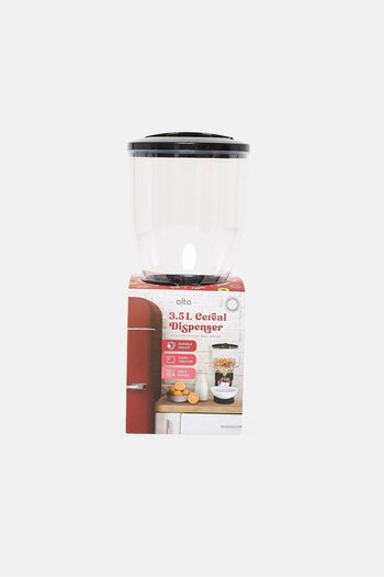 Alta Plastic Cereal Dispenser, Black