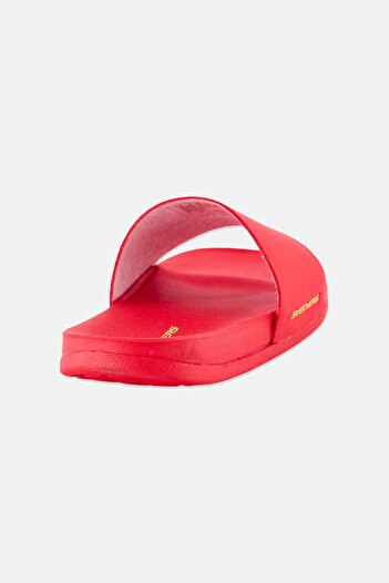 SKECHERS Kids Boy Gambix Slip On Slides, Red