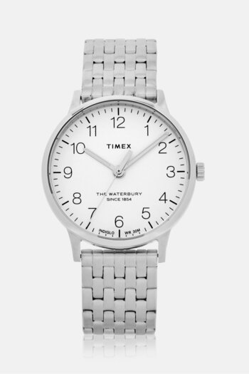 Timex Women TW2R72600 Stainless Steel Analog Watch 36 mm, Silver