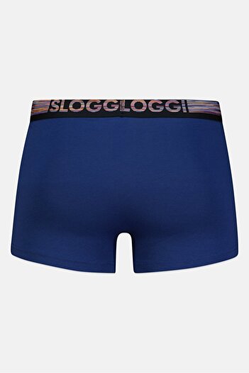 SLOGGI Men 2 Pieces Brand Logo Boxer Brief, Multicolor