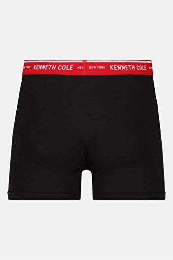 Kenneth Cole سروال داخلي رجالي بشعار العلامة التجارية، عبوة من قطعتين، متعدد الألوان