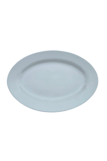 Cesiro Oval Plate, 25.4 cm, Porcelain, White