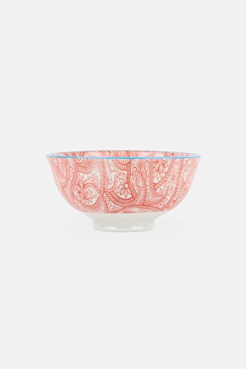BIA Cordon Bleu Bone China Round Paisley Print Bowl, Multicolor