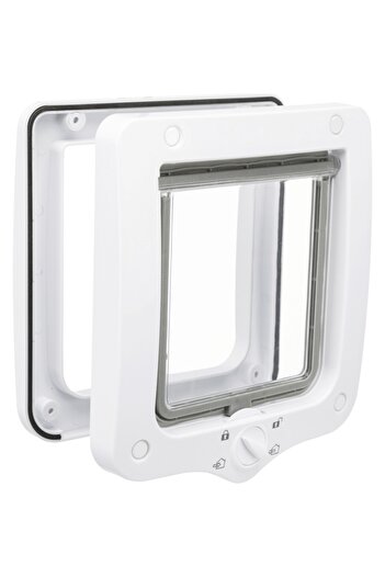 Trixie Swinging Cat Door, 4-Way, 20x22 cm, White, 44211