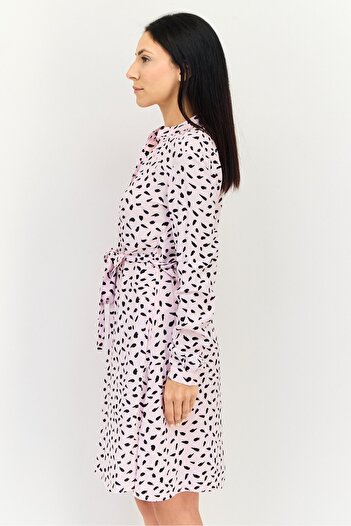 Levi's Women Allover Print Long Sleeve Mini Dresses, Multicolor