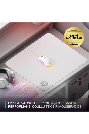 SteelSeries Qck Large Gaming Mouse Pad - White