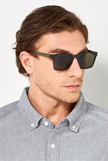 Tommy Hilfiger Men 2073897ZJ55QT Square Sunglasses, Olive