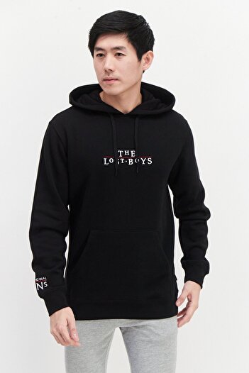 Vans Men Sportswear Fit Long Sleeve Outdoor Hoodie, Black