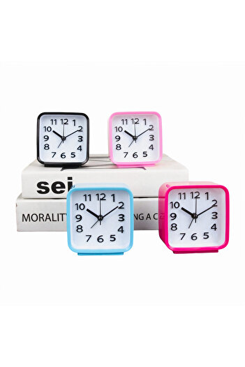 JML Clock with 13cm Square Support, Various Colors Wholesale