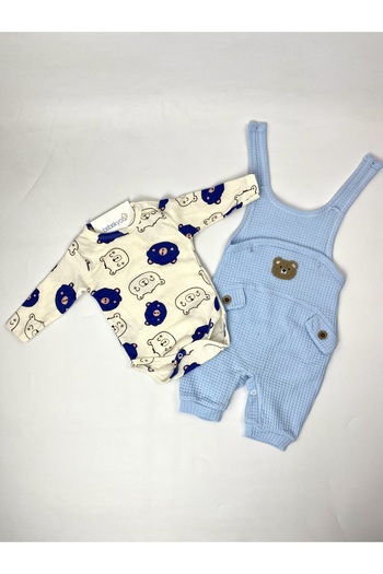 bebekyol Bear Embroidered Baby Set