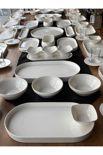 ROSSEV Breakfast Set Linea 73 Pieces for 12 People