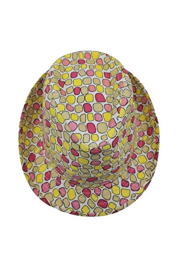 Doty Summer Hat for Kids Fantastic Hat, Creative Design, 18 cm Circumference, Pink/Yellow, Doty®️