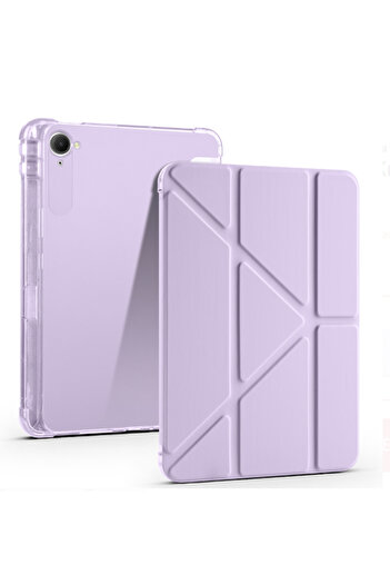 Fuchsia Redmi Pad K 8.8 Inch Compatible Foldable Trifolding Tablet Case with Pen Slot and Sleep Mode