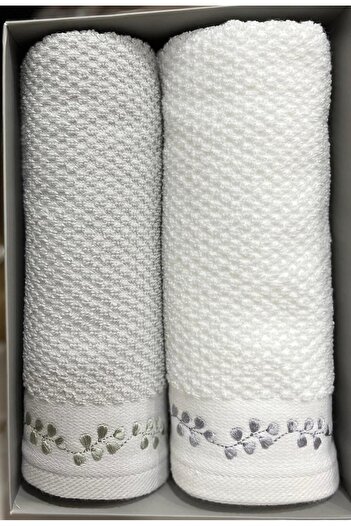 Özdilek Filgo Floral 2-Piece Boxed Towel