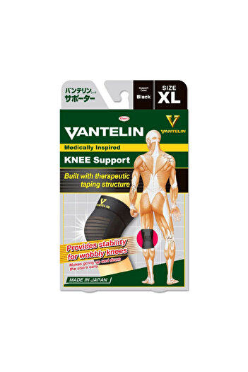 VANTELIN Knee Support Black - X Large