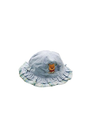 Doty Summer Hat for Kids YellowBear Doty, with Strap, 16x11 cm, Light Blue, Bear Print