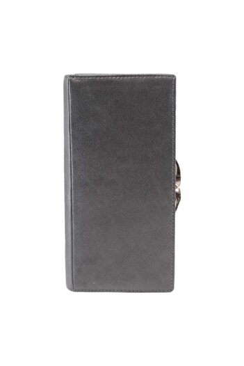 HASSION Women's Wallet A03, Gray, Leather