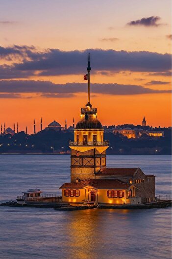 Dialands Mozaik Sunset in Maiden's Tower 40X60Cm