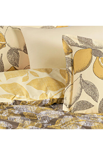 Hobby home collection Calisse Yellow - Poplin Double Duvet Cover Set