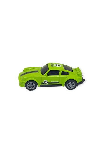 SEHER OYUNCAK Pull and Drop Metal Small Cars 8 cm - Sh40031 - Light Green