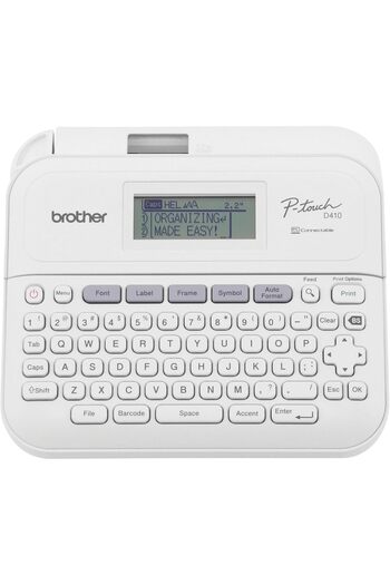 Brother جهاز صنع الملصقات P-Touch PT-D410