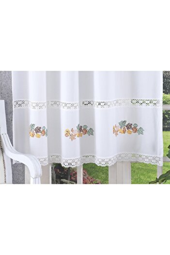 Valentini Bianco Curtain, 160x180 cm, Wine White