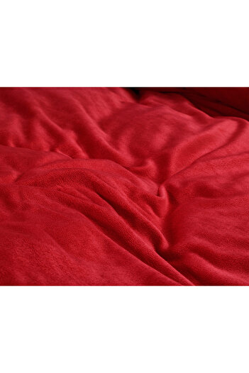 Sleeptime Uni Red bedding set