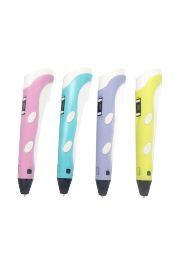 Generic Second Generation White Automatic 3D Drawing Pen for Kids Plastic Children's Toy and Art Day Gift