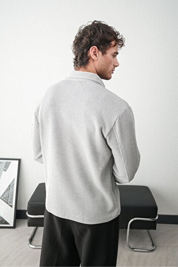 TÜZeMEN Corduroy Collar Detailed Jacket