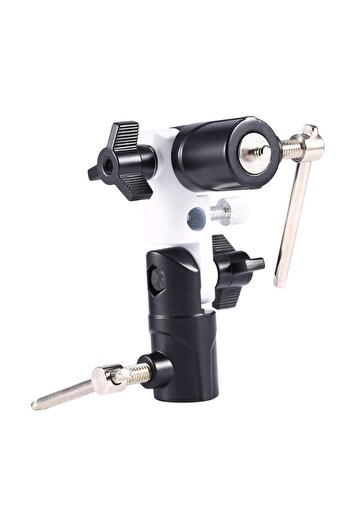 Generic Adjustable U-type flash and umbrella holder with multi-function mount
