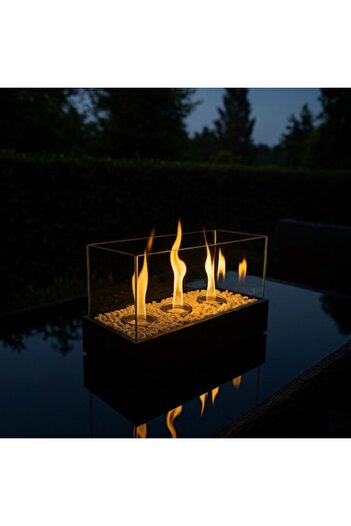 varioshop Bioethanol Fireplace VarioShop® with 4 Glass Walls, 450ml