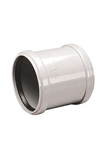 Other PVCHT double-socket sanitary connector 110 for internal sewage, ash color