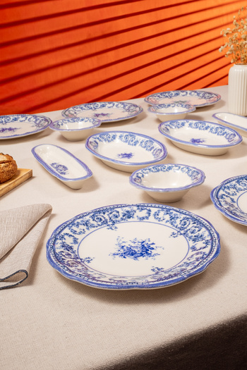 Fecra Majestic Blue 14 Parça Kahvaltı Takımı