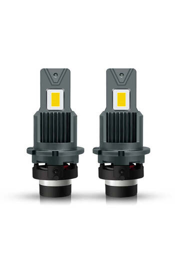 SOARE Set 2 Premium LED Auto Bulbs, D2S/R 75W 10,000 Lumens, CSP Chip Canbus, Aluminum Radiator, Plug & Pl
