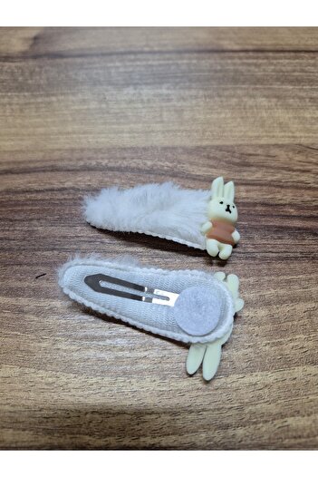 Melkady Aksesuar Melkady 549A - Plush Rabbit Snap Fastener - 1 Piece
