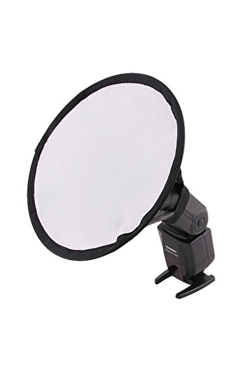 Generic Mini circular diffuser softbox for Canon Nikon Sony Yongnuo speedlite flashes
