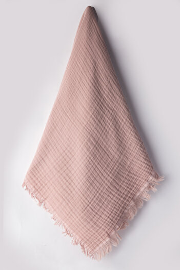 Cevval 100% Cotton with Tassel Edges 4 Layers 230 Grams 115 X100 cm Multi-Purpose Muslin Baby Blanket