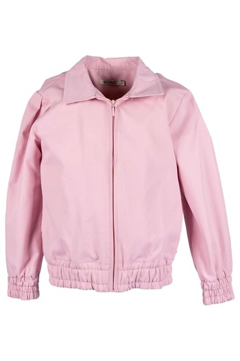 Ozmoz By Mukadder Özden Organic Canvas Pink Spring Girl's Coat